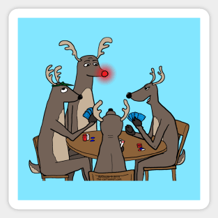 Reindeer Games Sticker